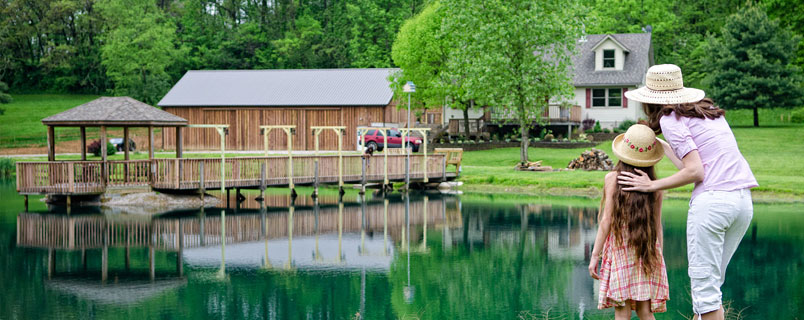 Lotus Lake Island Pavilion